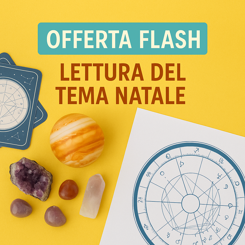 🔥 OFFERTA FLASH – Lettura del Tema Natale con Cristalli Personalizzati