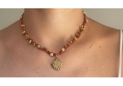 Collana conchiglia venusiana bronzo