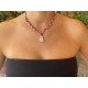 Collana conchiglia puka argento