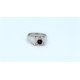 Voluntas -anello in argento 925 con rodolite-