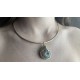 Choker in bronzo con ammonite