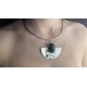 Choker argento con occhio di falco