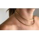 Choker in bronzo 