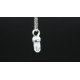 Collana in argento 925 fatta a mano con diamante Herkimer