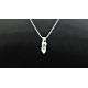 Collana in argento 925 fatta a mano con diamante Herkimer