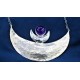 TRIPLICE LUNA -collana in argento 925 e ametista- 